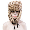 Chic Faux Fur and Ribbons Decorated Leopard Pattern Trapper Hat For Women