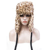 Chic Faux Fur and Ribbons Decorated Leopard Pattern Trapper Hat For Women