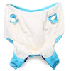 Four Feet Pet Dog Cotton-padded Clothes Girl Design Back Pocket Warm Coat