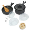 8pcs Outdoor Camping Cookware Cooking Picnic Bowl Pot Pan Set