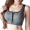 Active U-Neck Pure Color Zippered Racerback Crop Top for Women