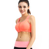 Active U-Neck Pure Color Zippered Racerback Crop Top for Women