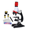 Beginner Microscope Kit LED 100X 400X and 1200X Magnification Kids Science Toys with Accessory Set