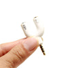 U Shaped Earphone Splitter 3.5mm Audio Converter