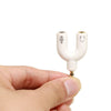 U Shaped Earphone Splitter 3.5mm Audio Converter