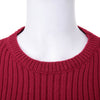 Stylish Round Collar Long Sleeve Color Bowknot Design Women's Sweater Dress