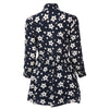 Stylish Turn Down Collar Long Sleeve Star Print A-Line Women's Dress