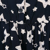 Stylish Turn Down Collar Long Sleeve Star Print A-Line Women's Dress