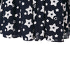 Stylish Turn Down Collar Long Sleeve Star Print A-Line Women's Dress