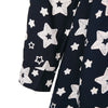 Stylish Turn Down Collar Long Sleeve Star Print A-Line Women's Dress
