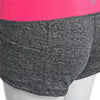 Active Elastic Waist Color Block Shorts for Women
