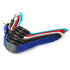 Rubber Band Arch Shaped LED Car Racing Watch with Blue Light Display Time