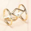 Stylish Women's Openwork Diamond Shape Design Ring