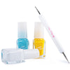 Beauty 3 Candy Colors Smooth Set Nail Art DIY Nail Polish Kit with Nail Art pen