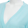 Chic Scoop Collar Long Sleeve Multi-Way Solid Clor Lace Up T-Shirt for Women