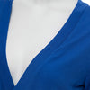 Chic Scoop Collar Long Sleeve Multi-Way Solid Clor Lace Up T-Shirt for Women