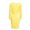 Elegant Casual Round Collar Long Sleeve Solid Plus Size Women Dress