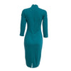 Women Large Butterfly 3/4 Length Sleeve Sleeve Slim Fit Thin Package Hip Bodycon Dress