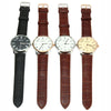 WeiQin W23056 Male Analog Quartz Watch Leather Band 5ATM Water Resistant Small Dial Decorating
