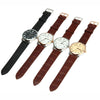 WeiQin W23056 Male Analog Quartz Watch Leather Band 5ATM Water Resistant Small Dial Decorating