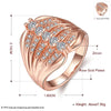 R390 - B Fashion Jewelry Zircon Ring