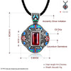 N005-B Women Antique National Style Carving Pendant Necklace