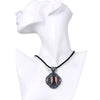 N005-B Women Antique National Style Carving Pendant Necklace