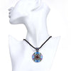 N007-B Round Diamond National Style Necklace for Women