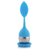 Silicone Handle Leaf Tea Infuser Steel Ball Strainer with Drip Tray