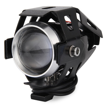 2PCS U5 Motorcycle 12V LED Headlights Waterproof Spot Light Laser Cannon Spotlights