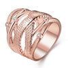 R751 - B New Fashion Jewelry Rose Gold Plated Ring