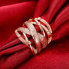 R751 - B New Fashion Jewelry Rose Gold Plated Ring