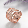 R751 - B New Fashion Jewelry Rose Gold Plated Ring