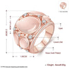 R778 - B Fashion Jewelry Rose Gold Plated Ring
