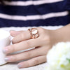 R778 - B Fashion Jewelry Rose Gold Plated Ring