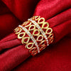 R787 - A Fashion Jewelry 18K Gold Plated Ring