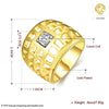 R785-A Nickle Free Antiallergic New Fashion Jewelry 18K Gold Plated Ring