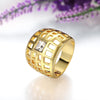 R785-A Nickle Free Antiallergic New Fashion Jewelry 18K Gold Plated Ring