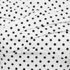 Vintage Sweetheart Neck Sleeve Polka Dot Print A-Line Pin Up Dress for Women