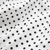 Vintage Sweetheart Neck Sleeve Polka Dot Print A-Line Pin Up Dress for Women