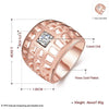 R785-B Nickle Free Antiallergic New Fashion Jewelry 18K Gold Plated Ring