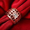R785-B Nickle Free Antiallergic New Fashion Jewelry 18K Gold Plated Ring