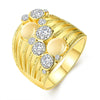 R776-A Nickle Free Antiallergic New Fashion Jewelry 18K Gold Plated Ring