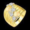 R776-A Nickle Free Antiallergic New Fashion Jewelry 18K Gold Plated Ring