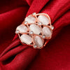 R766 Nickle Free Antiallergic New Fashion Jewelry 18K Gold Plated Ring
