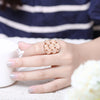 R766 Nickle Free Antiallergic New Fashion Jewelry 18K Gold Plated Ring