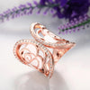 R765-B Nickle Free Antiallergic New Fashion Jewelry 18K Gold Plated Ring