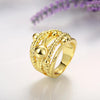 R747-A Nickle Free Antiallergic New Fashion Jewelry 18K Gold Plated Ring