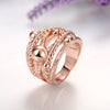 R747-B Nickle Free Antiallergic New Fashion Jewelry 18K Gold Plated Ring
