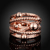 R747-B Nickle Free Antiallergic New Fashion Jewelry 18K Gold Plated Ring